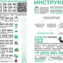 Инструкция для прибывших в Республику Коми жителей Украины, ЛДНР и ДНР